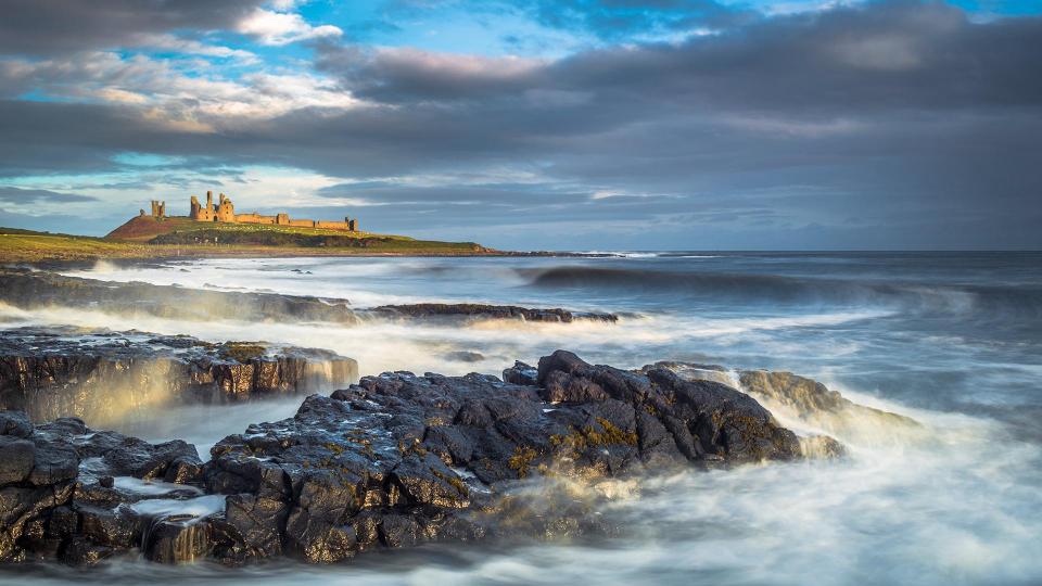  This photo incredible coastal shot was taken in Northumberland