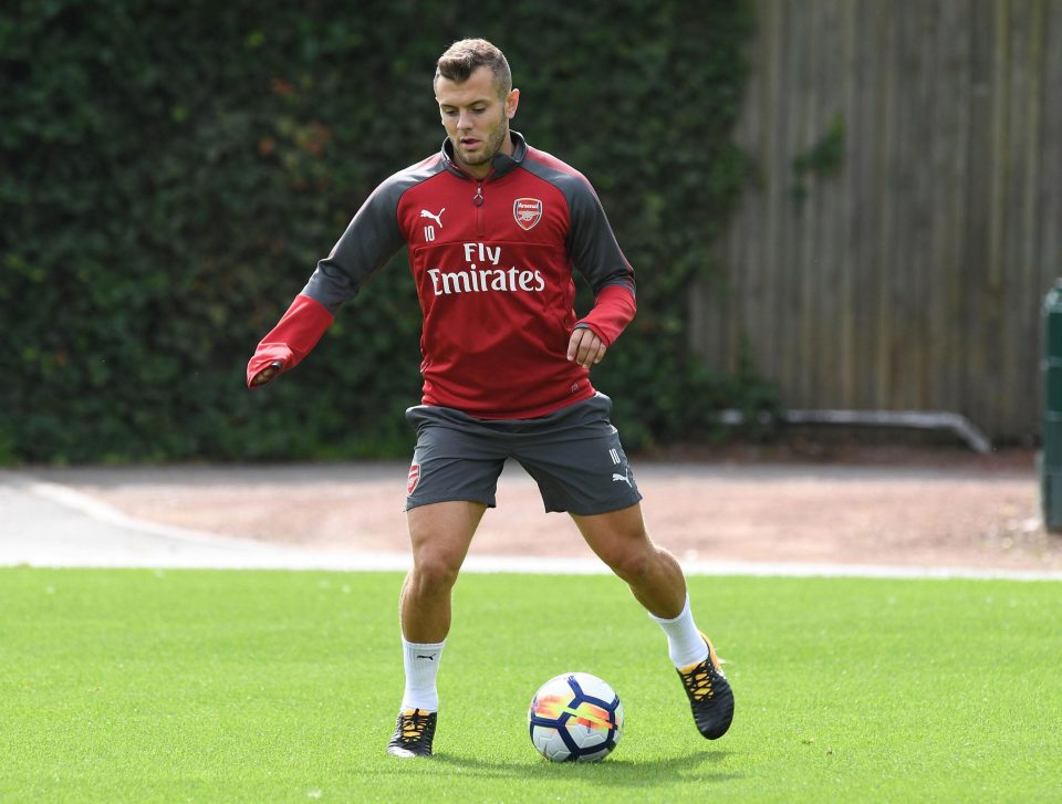  Wilshere has been training with Arsenal but was not in their Emirates Cup squad