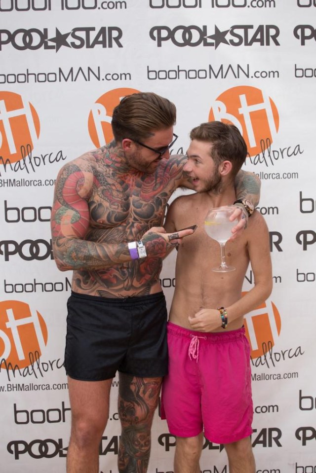 Aaron Chalmers made the day of one of his biggest fans by giving him a hug and posing for a selfie