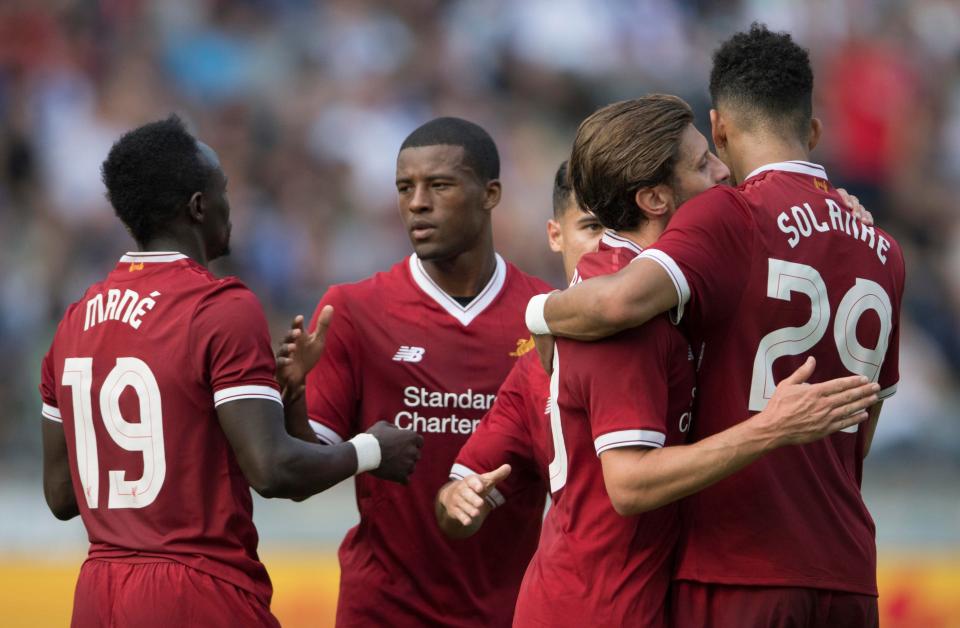  Liverpool put three past the Bundesliga side with goals from two of their new signings