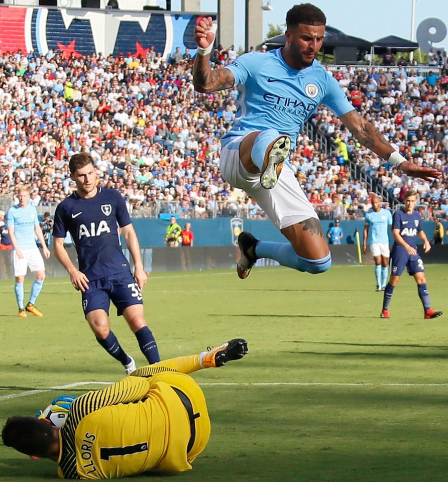 Kyle Walker joined from Tottenham this summer