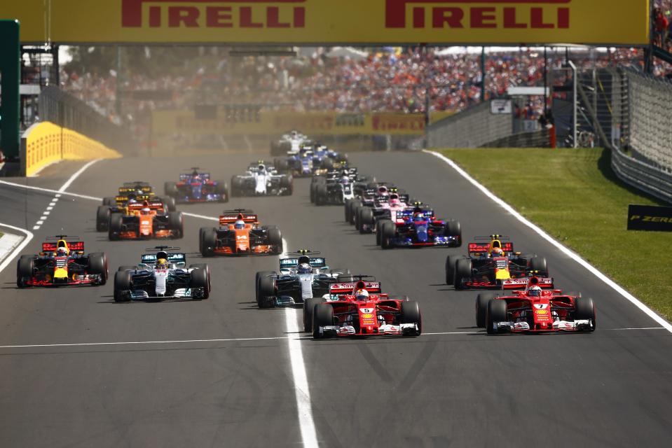 Ferrari completed a 1-2 in Hungary with the Mercedes duo in 3-4