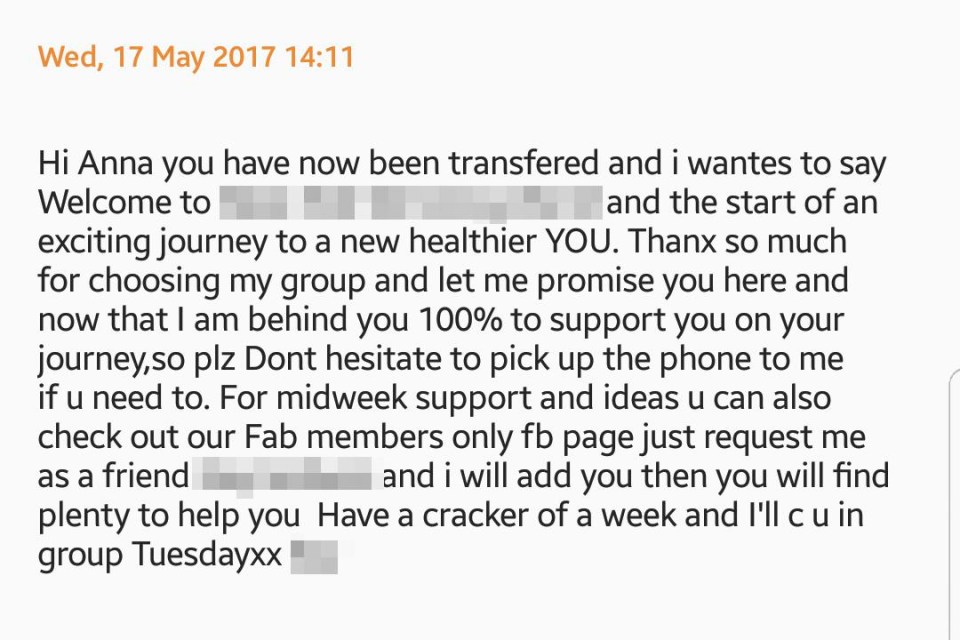 This message that Oisin received out of the blue sparked his three-month deception