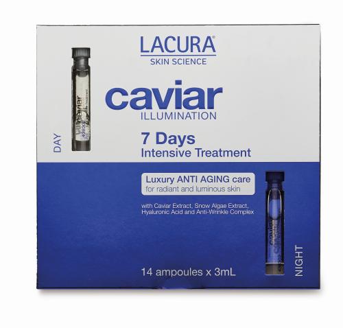 Aldi's Lacura Caviar Illumination 7 Day Intensive Treatment costs just £4.99