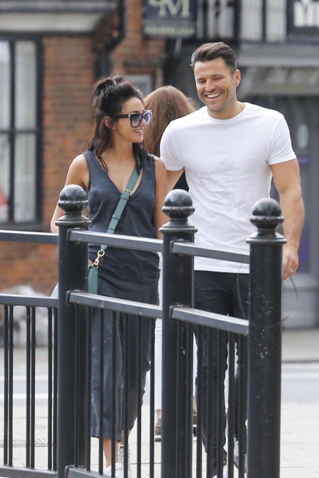  Mark Wright and Michelle Keegan couldn't stop smiling after being reunited