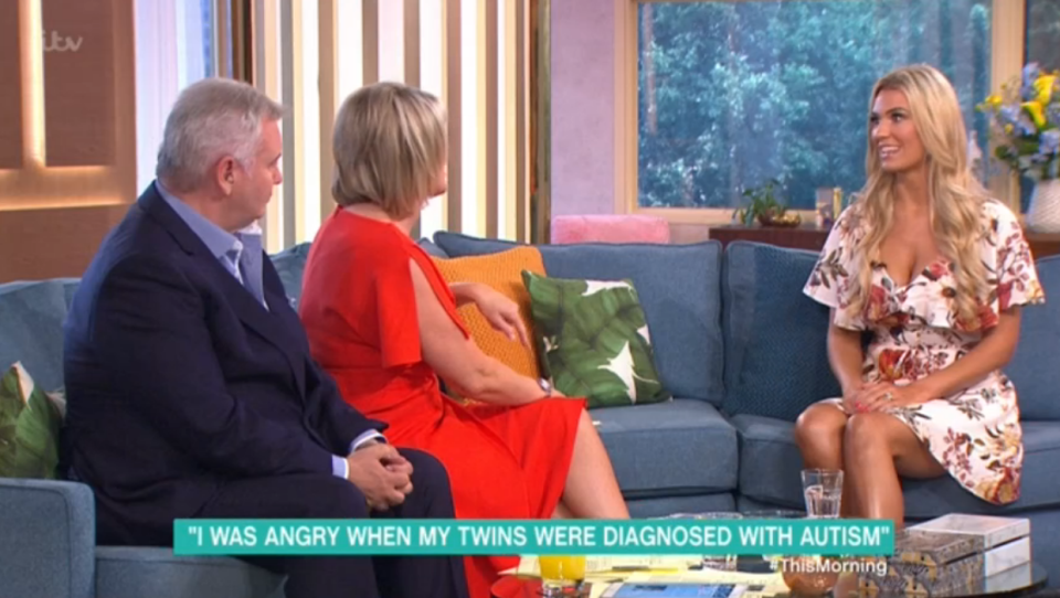  Christine spoke to Eamonn Holmes and Ruth Langsford about her family