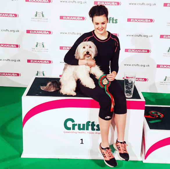 Ashleigh revealed her pride at Pudsey when he competed at Crufts in March