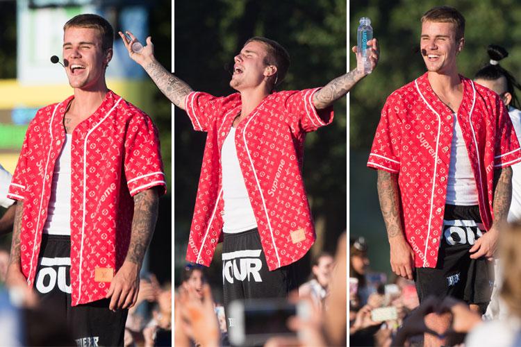  Justin Bieber performed whilst battling a cold