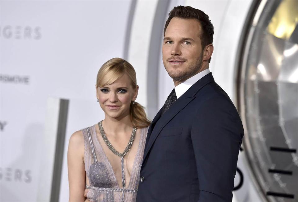  Anna Faris and Chris Pratt have shown their relationship the door