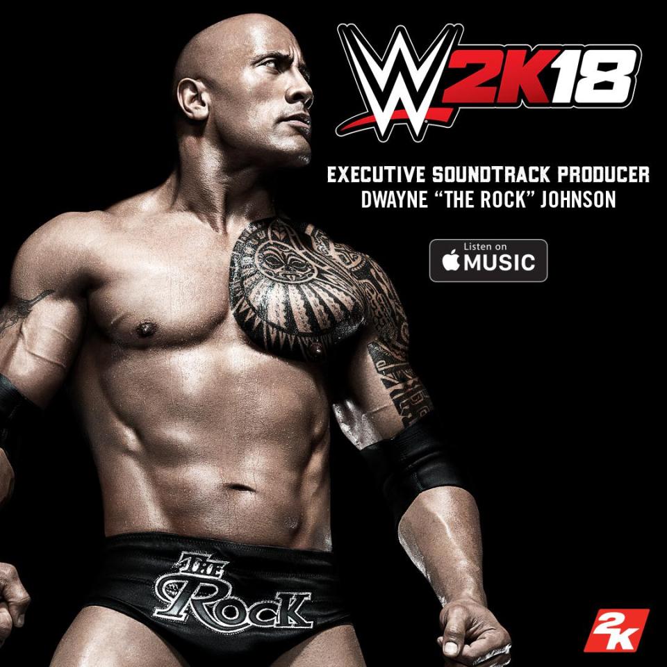  Dwayne 'The Rock' Johnson has created the official soundtrack for the WWE 2K18 video game