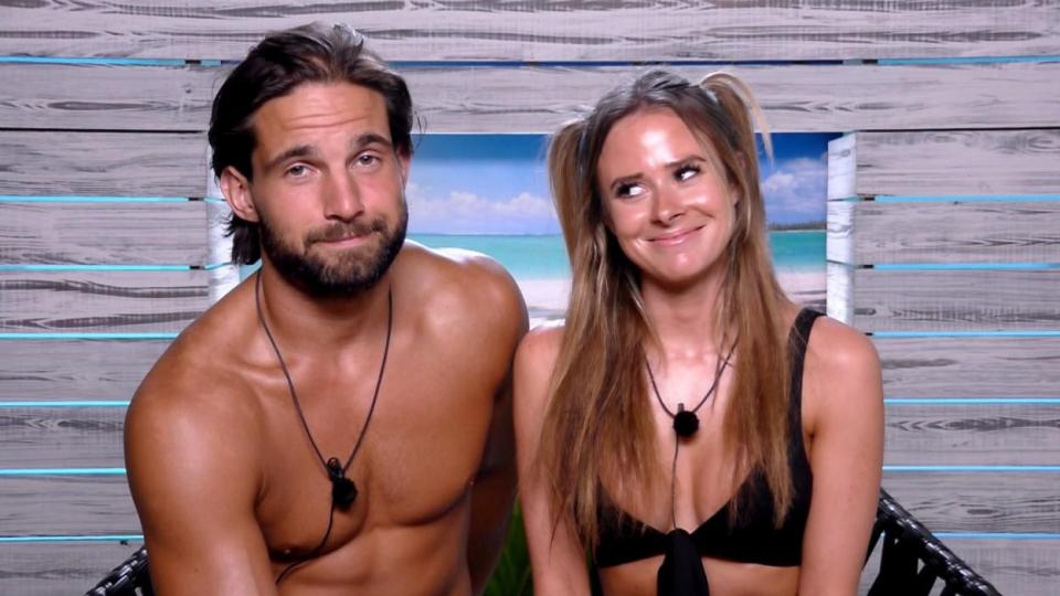  Camilla and Jamie came second on Love Island