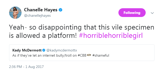  Chanelle Hayes and Kady McDermott believe Jemma is a bully