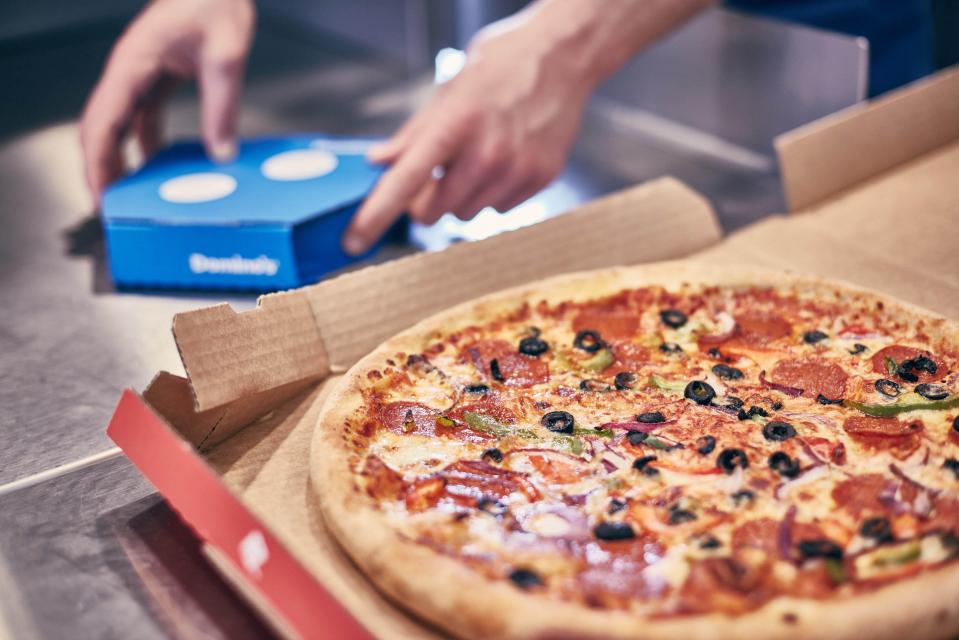  The pizza chain is giving away 10,000 pizzas today