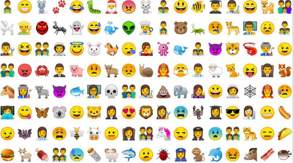  There are 60 new redesigned emoji to choose from