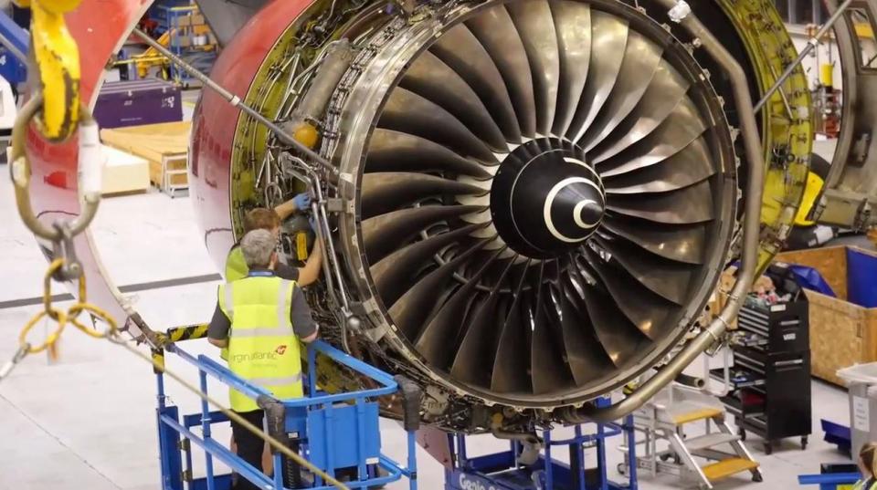  Extensive engineering work that has to take place on a Rolls-Royce Trent 5000 engine before it can be fitted to an aeroplane