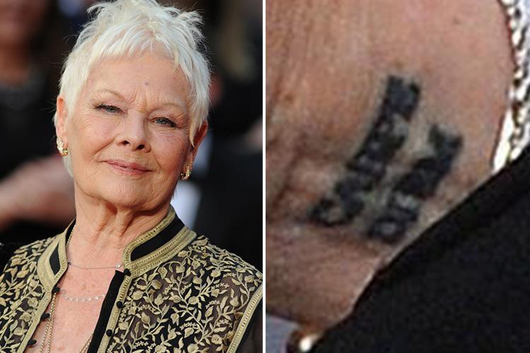  National treasure Dame Judi wen tout and got her tattoo 'carpe diem' on her wrist for her 81st birthday