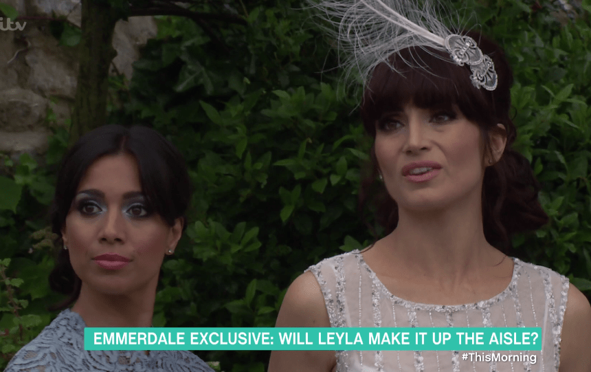  This Morning gave fans a first look at Leyla and Pete's wedding