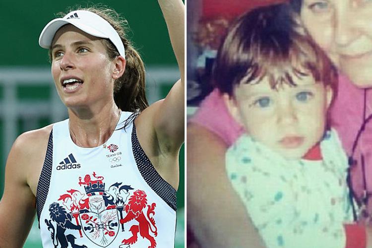  As a professional tennis player, Johanna Konta was constantly training so was homeschooled from the age she was 12