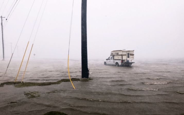  Craig "Cajun" Uggen, 57, was trapped in his truck as Hurricane Harvey came ashore in Corpus Christi, Texas