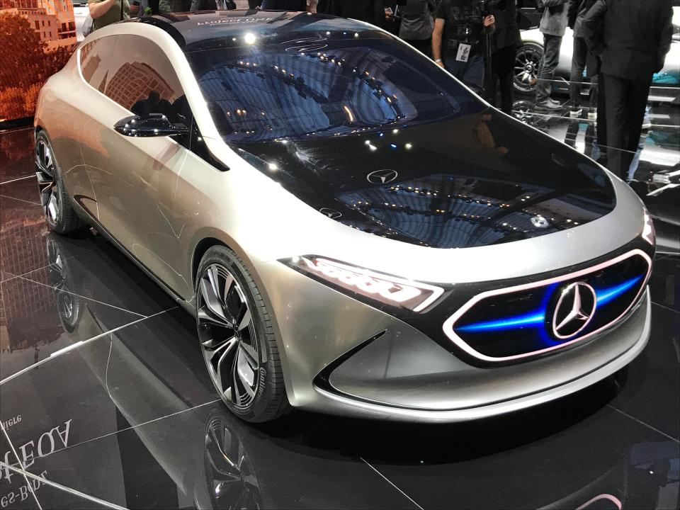  The EQA Concept launched Mercedes' new electric brand