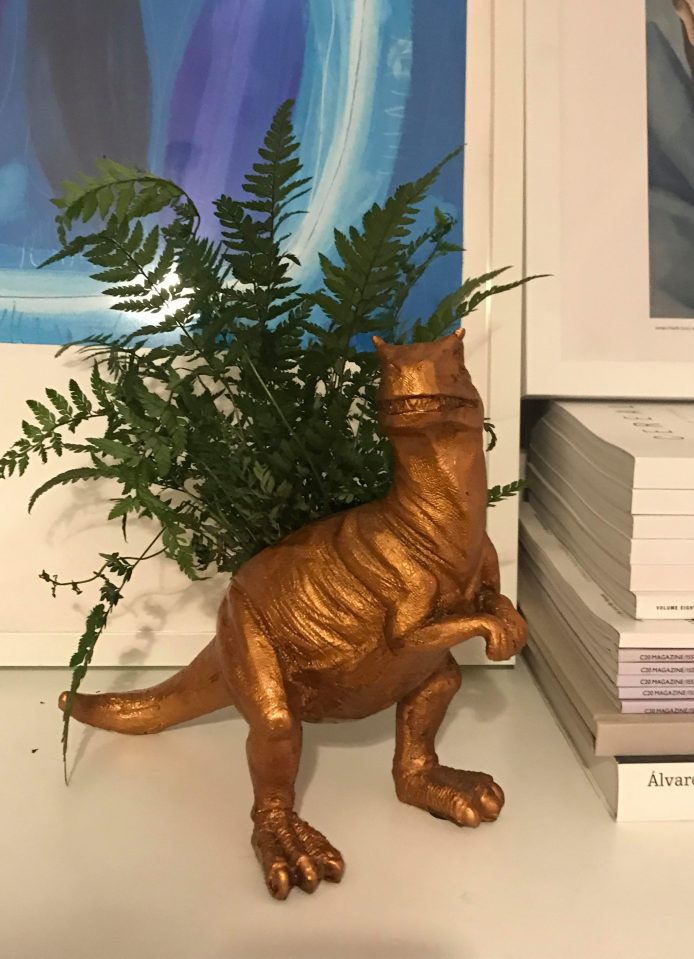  The T-rex planter from Morrisons, available now