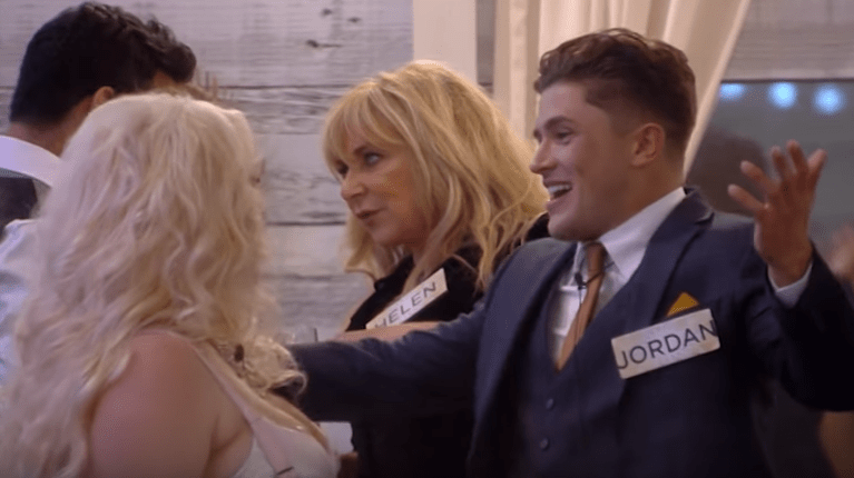  Jordan Davies looked flustered when Trisha Paytas asked if he was an escort