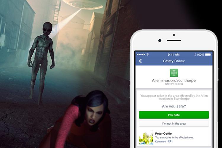  The government would spread the word of an alien invasion through social media