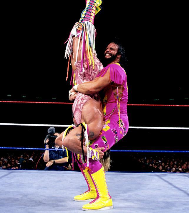  The Macho Man Randy Savage hit a piledriver on the Ultimate Warrior