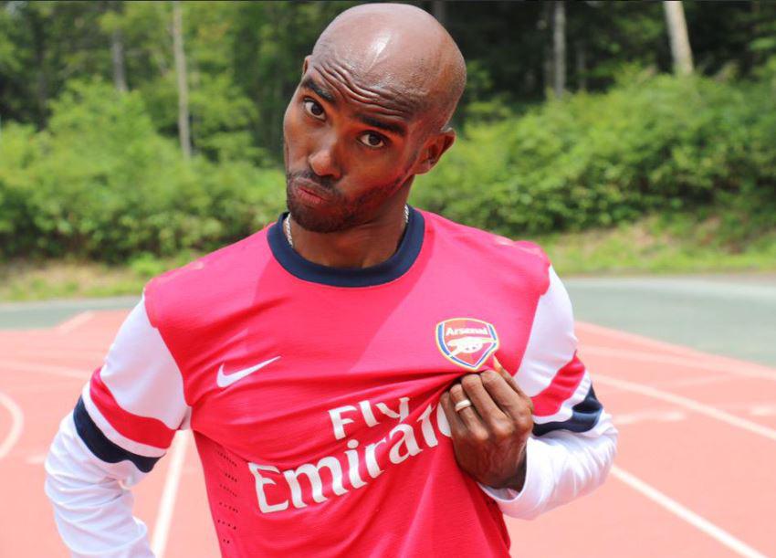 Mo Farah is a huge Arsenal fan