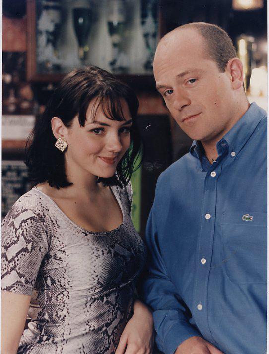  Martine McCutcheon and Ross Kemp starred as on-off lovers Tiffany and Grant in Eastenders