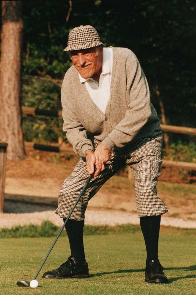  The TV legend was also a huge fan of golf