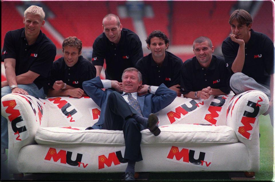 Sir Alex Ferguson, Roy Keane and team-mates promote launch of MUTV