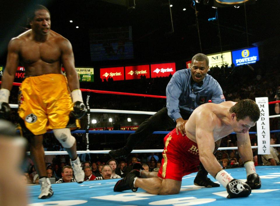  Robert Byrd referees Vladimir Klitschko vs Lamon Brewster in 2004