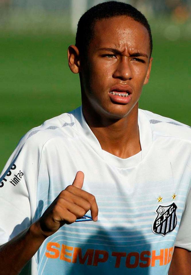  Real Madrid and Chelsea were also monitoring a young Neymar