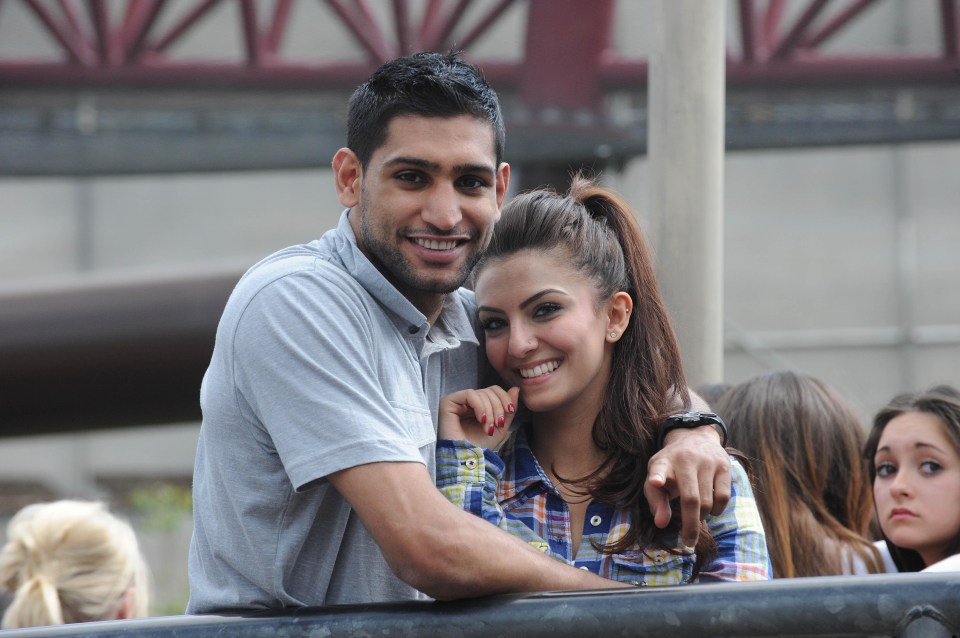 Amir Khan and Faryal Makhdoom