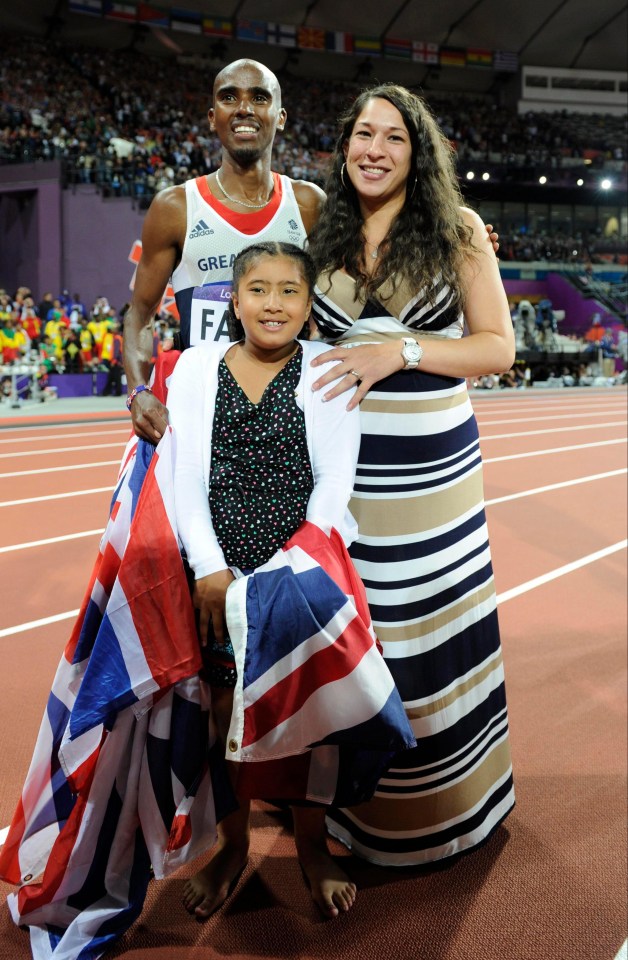 Mo Farah says his wins are dedicated to his daughter Rhianna and wife Tania