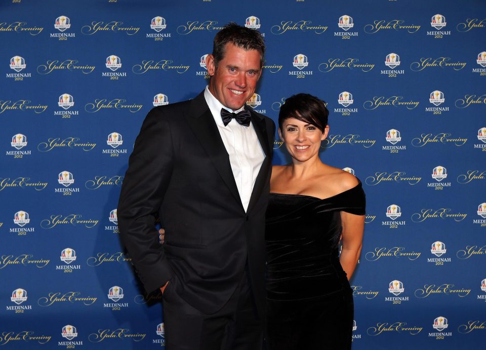  Lee Westwood and his wife were married for 16 years