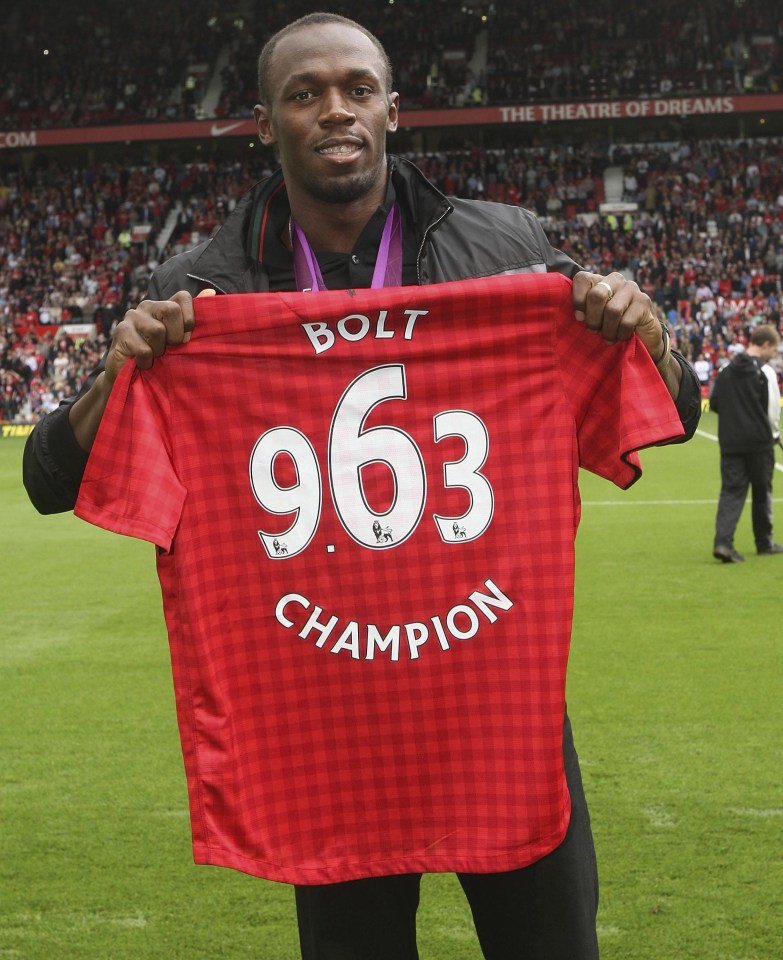 Usain Bolt has long admitted he would love to play for Man Utd but is tipped by his agent to play at a lower level