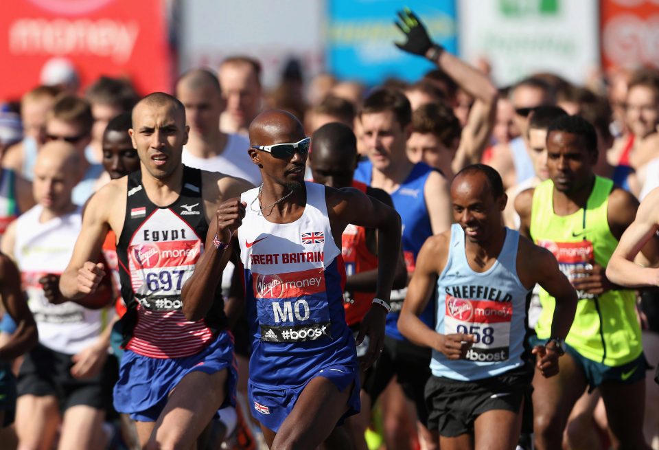  Mo is switching his attention to running marathons