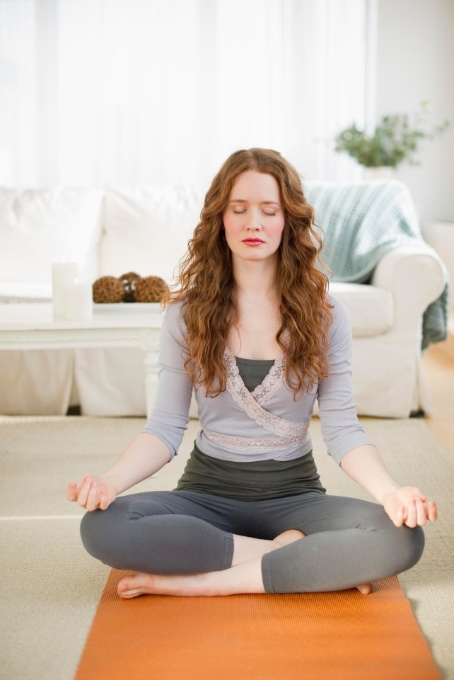 Meditating helps declutter the mind and give you more energy