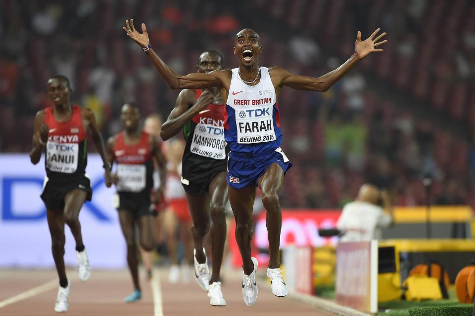 Farah takes the acclaim after he destroyed the field in the 2015 World Championships 10,000m