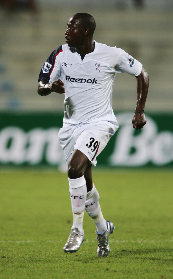 Khalilou Fadiga spent two seasons with Bolton and had a defibrillator