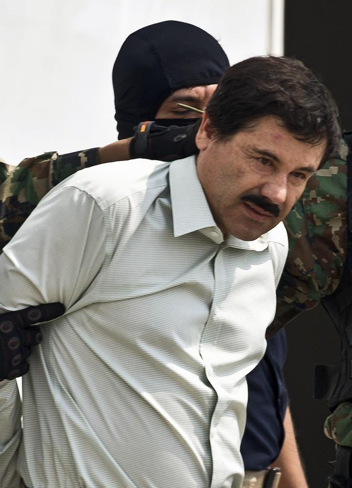  He shot dead a cardinal after rival El Chapo (pictured) escaped a hit