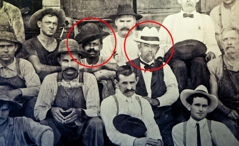 Jack Daniel, right, enlisted the help of Nearest Green, left, when launching the brand