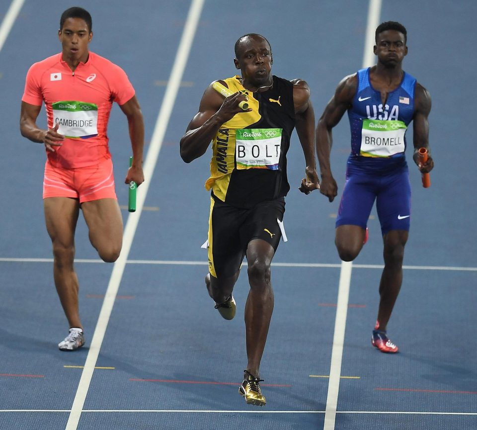 Usain Bolt will swap the finsihing line for the goal-line if he moves into football