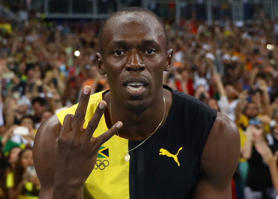 Usain Bolt was the main man in athletics but would probably settle for a crack at the lower divisions if he switches to football