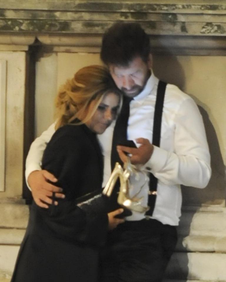  Gemma Oaten and Nick cuddle up after the awards