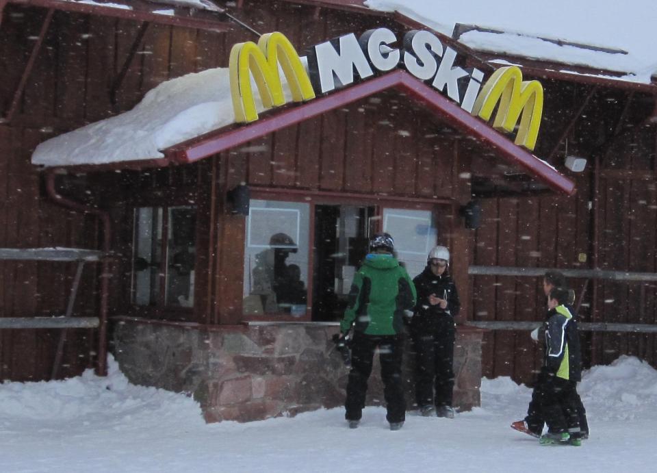  Lindavallen, Sweden, is home to the world's only McSki restaurant