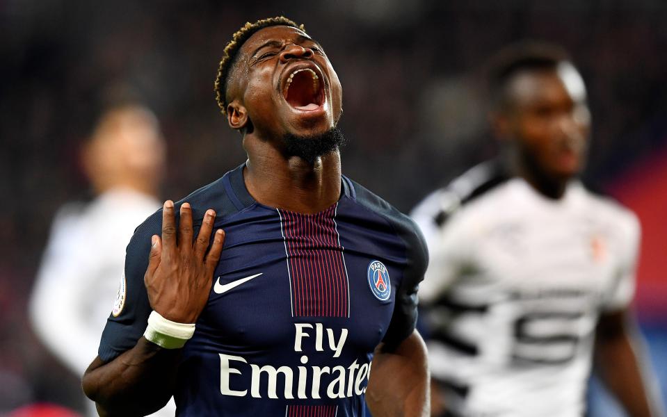 Serge Aurier looks set to call time on his days in France and cross The Channel