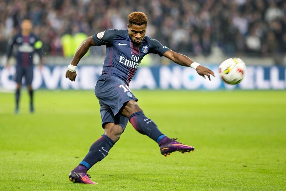 Serge Aurier is the subject of a potential £25m move to Man United